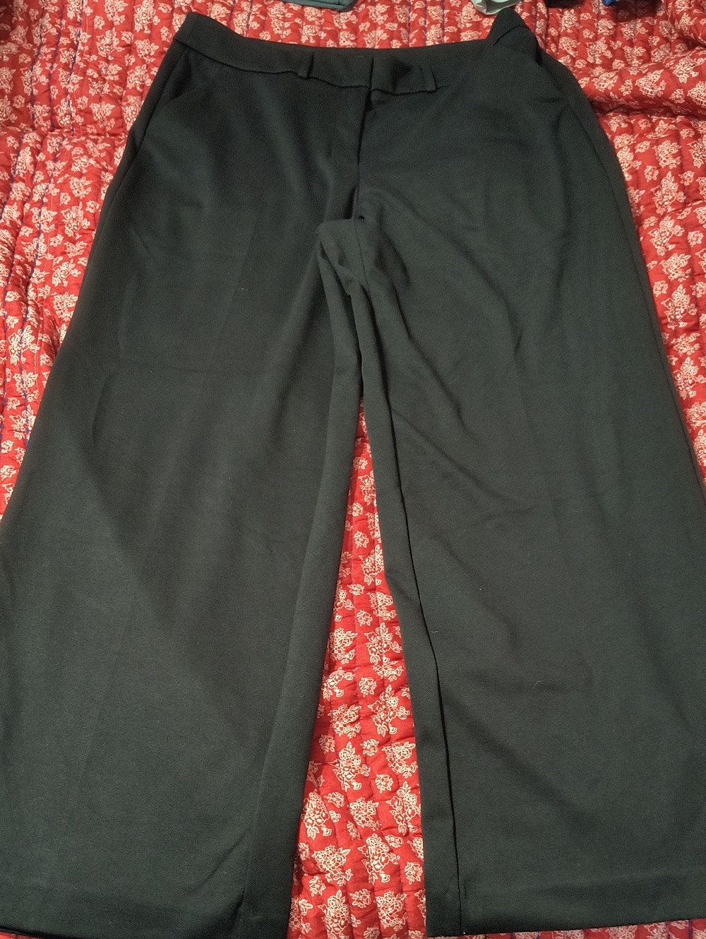 Simply Vera Vera Wang Black Wide-Leg Dress Pants